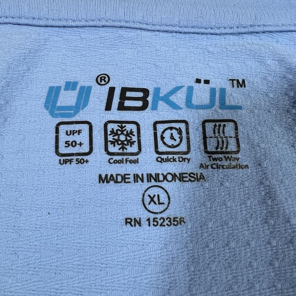 IBKUL 1/4 Zip Short Sleeve Golf Shirt UPF 50+ Cooling Athletic Top Women's XL - Picture 8 of 9